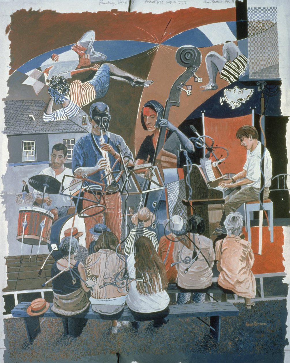 Das Jazzquartett, 1994 von Huw S. Parsons
