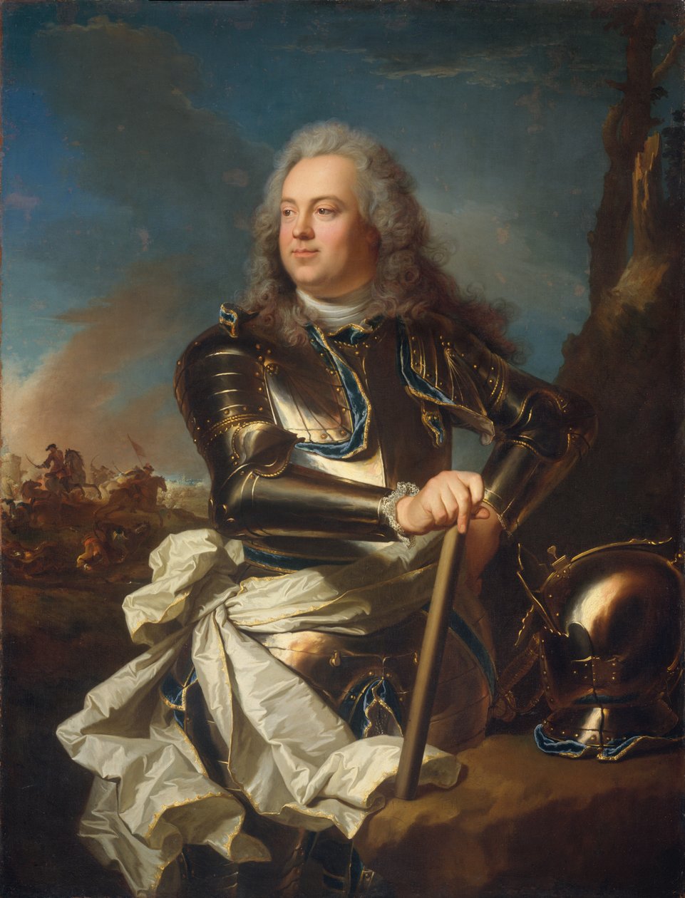 Porträt eines Militärbeamten von Hyacinthe Francois Rigaud