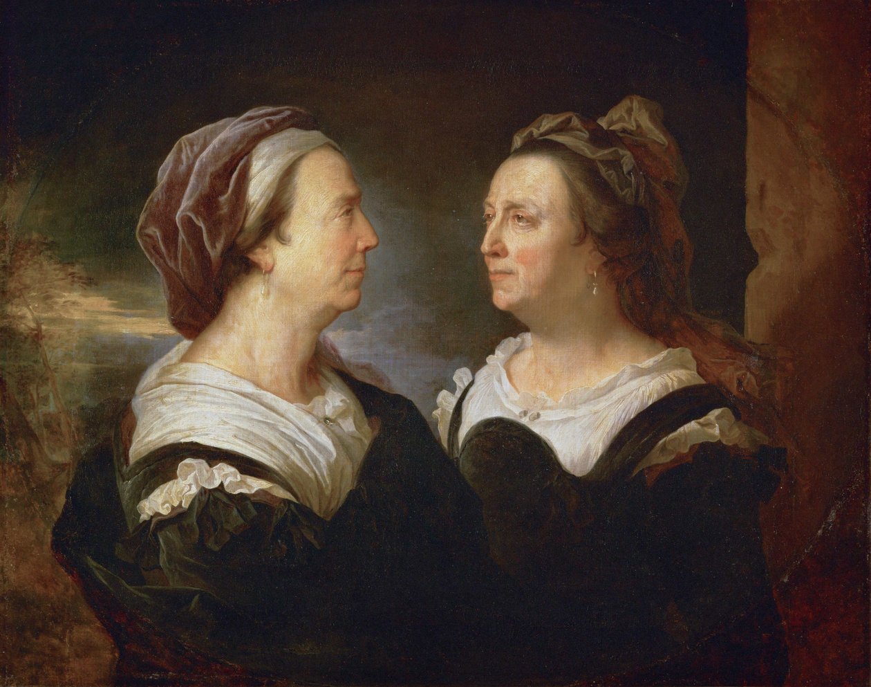 Madame Rigaud in zwei verschiedenen Haltungen von Hyacinthe Francois Rigaud