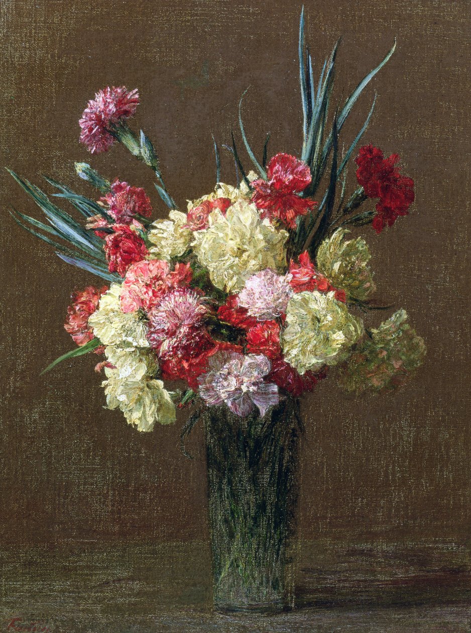 Nelken von Ignace Henri Jean Fantin Latour