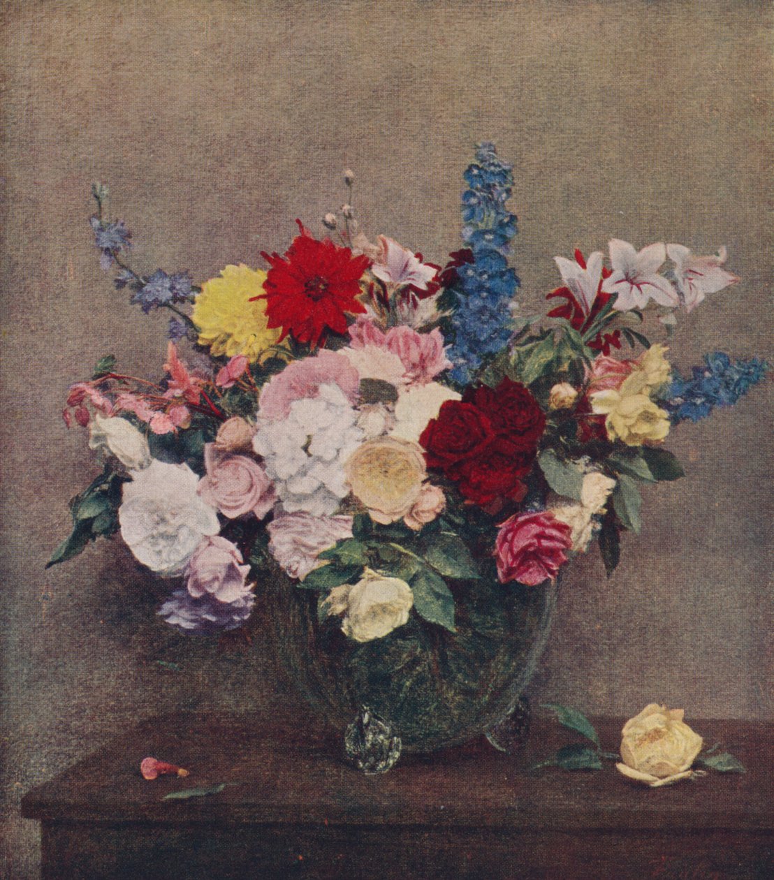 Blumen, 1886, um 1915 von Ignace Henri Jean Fantin Latour