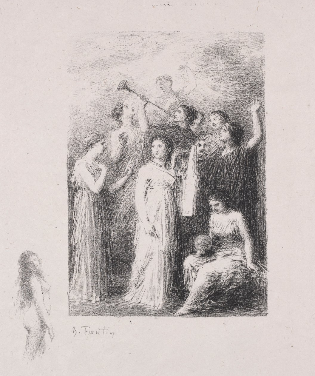Die Blinden von Ignace Henri Jean Fantin Latour