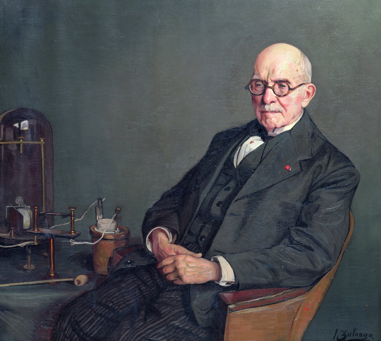 Porträt von Edouard Branly (1844-1940) von Ignacio Zuloaga y Zabaleta
