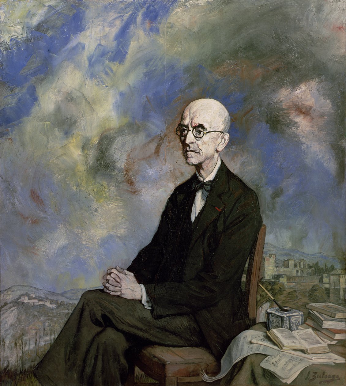 Porträt von Manuel de Falla von Ignacio Zuloaga y Zabaleta