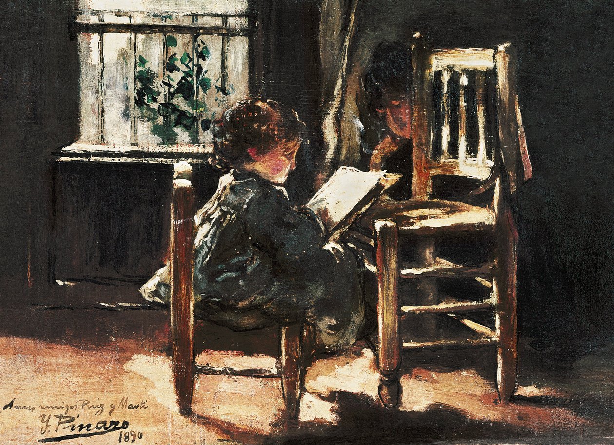 Mein Sohn zeichnet von Ignacio Pinazo Camarlech