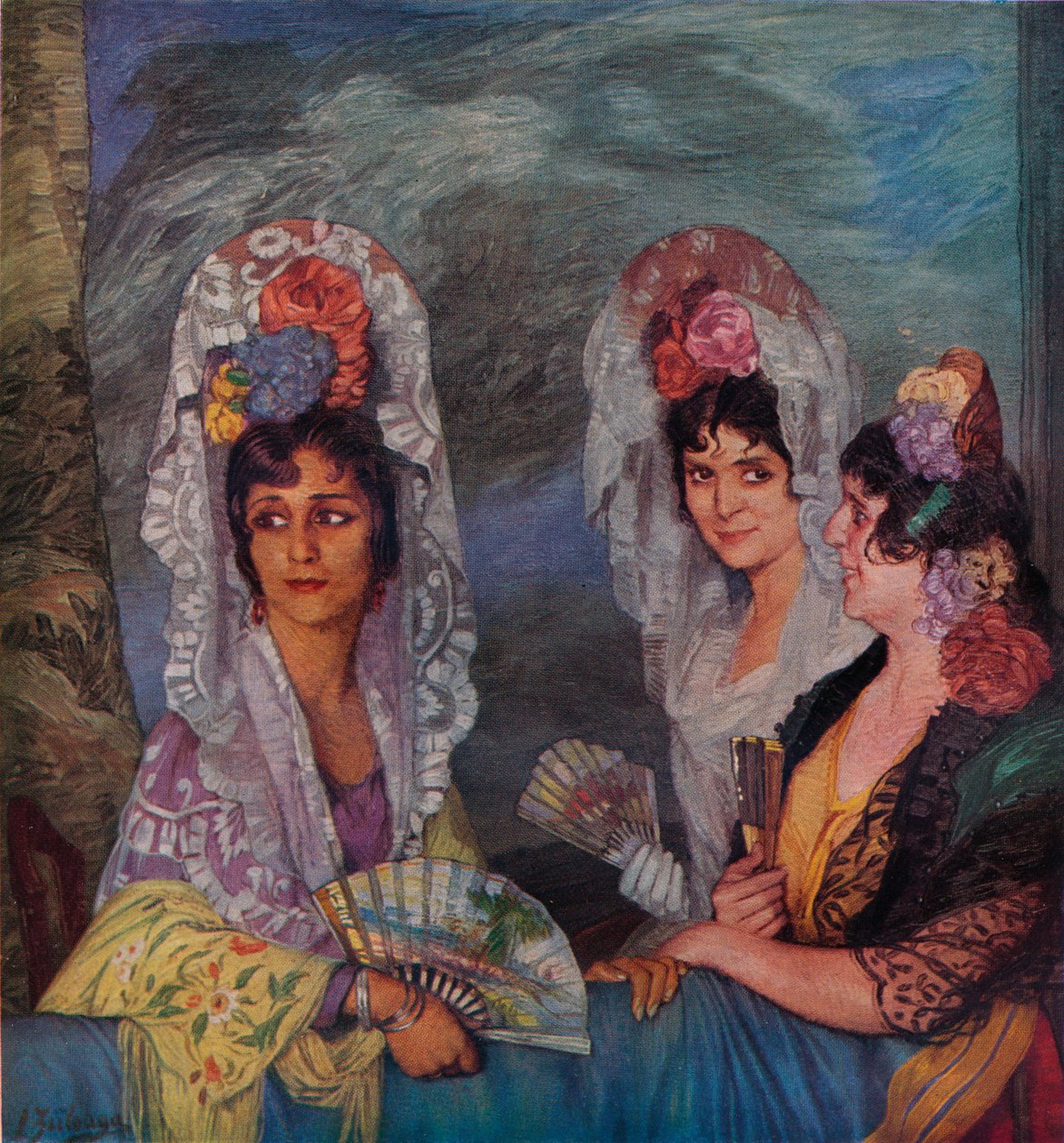 Le Balcon, 1931 von Ignacio Zuloaga y Zabaleta