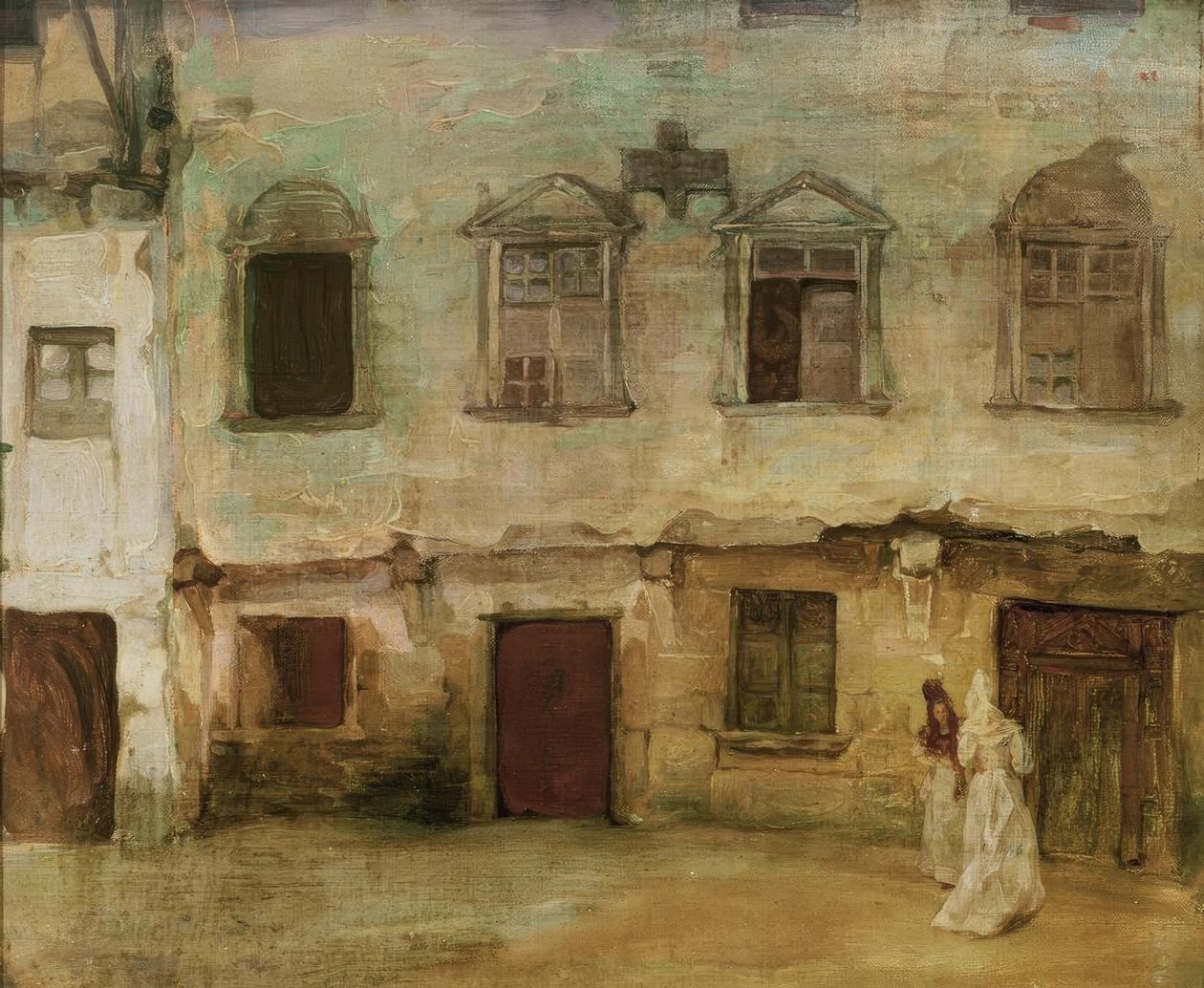 Straße in einer altkastilischen Stadt von Ignacio Zuloaga y Zabaleta