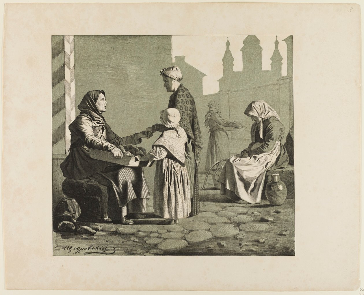 Szenen aus dem russischen Volksleben von Ignatii Stepanovich Shchedrovskii