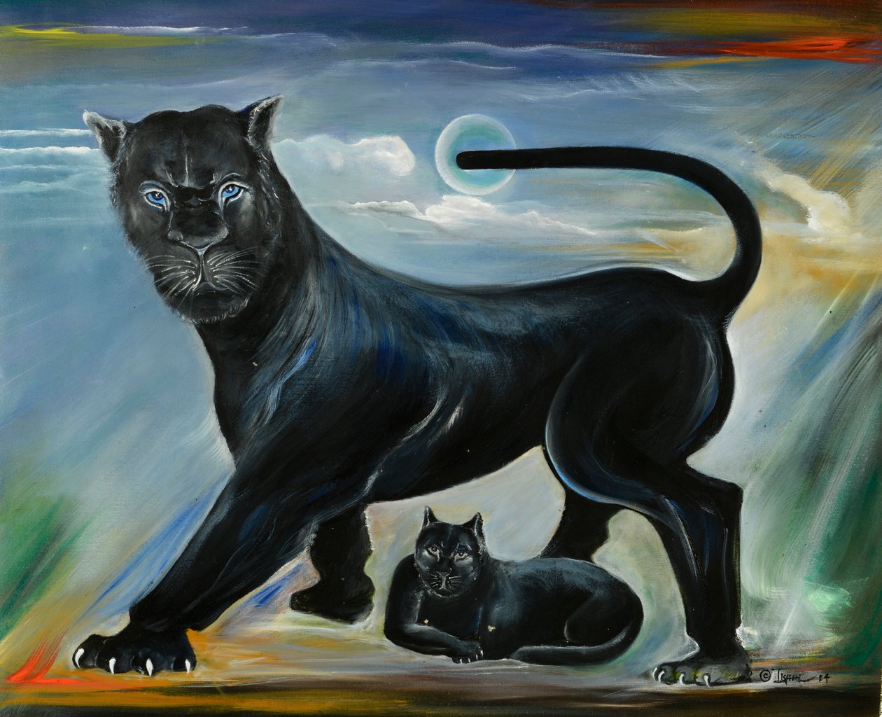 Schwarzer Panther von Ikahl Beckford