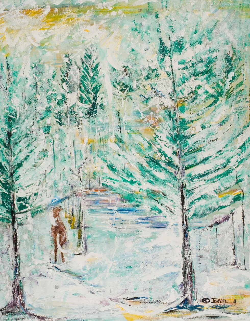 Verschneite Wälder von Ikahl Beckford