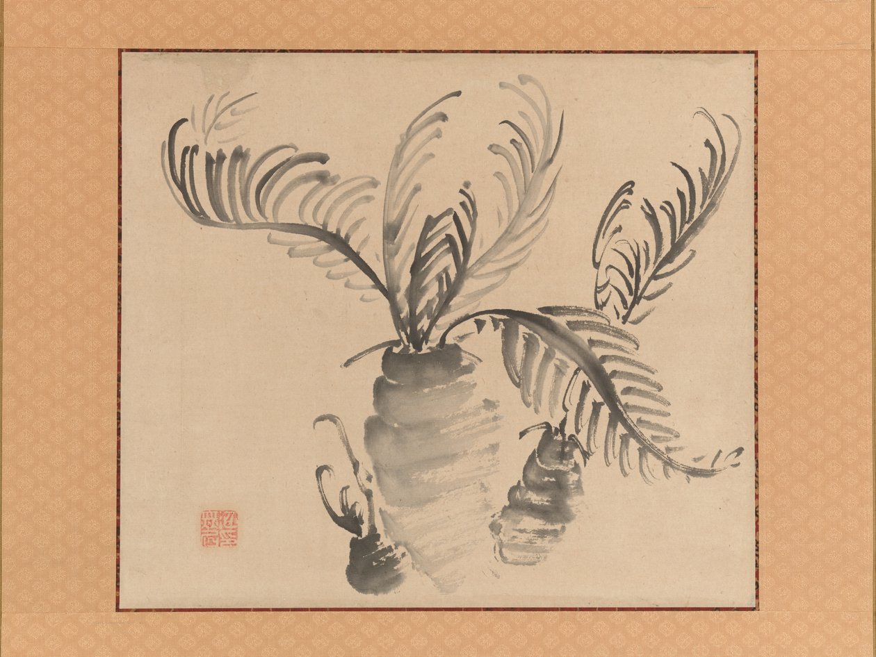 Palmfarn, Mitte des 18. Jahrhunderts von Ike no Taiga