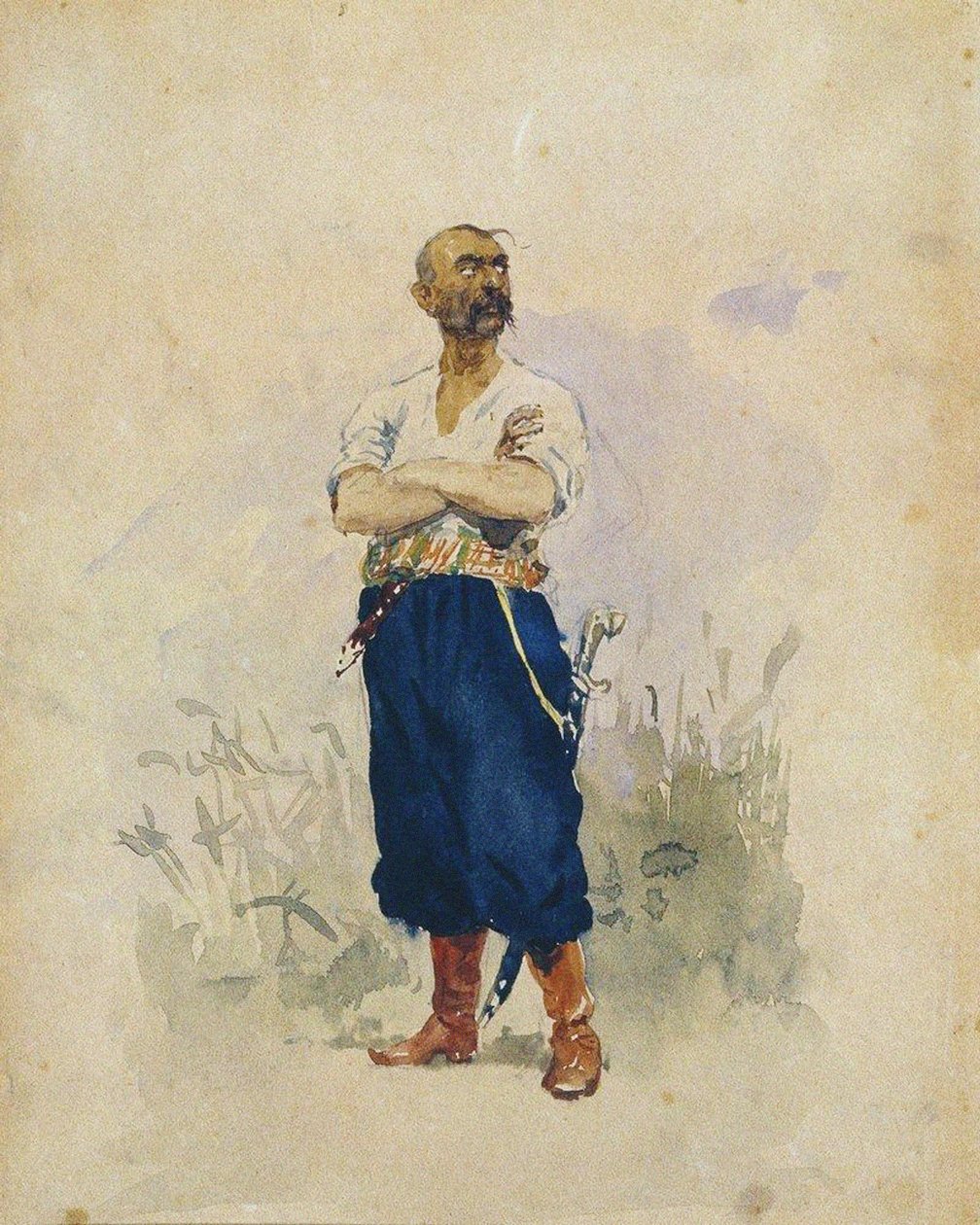 Ein Saporoger Kosak von Ilya Efimovich Repin