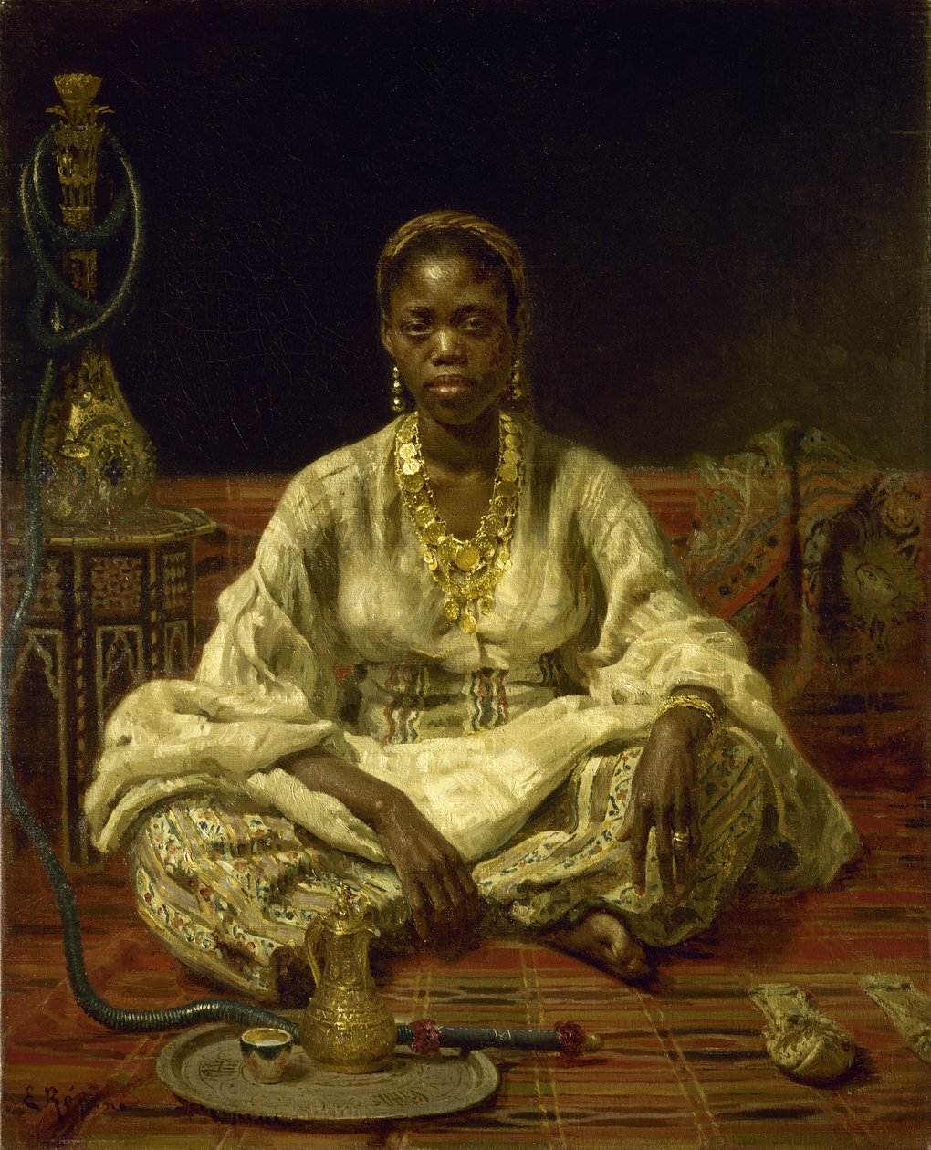 Schwarze Frau, 1875-1876 von Ilya Efimovich Repin