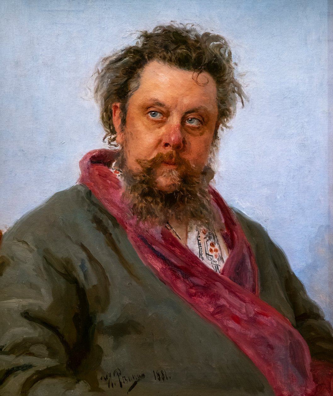 Modest Mussorgsky von Ilya Efimovich Repin