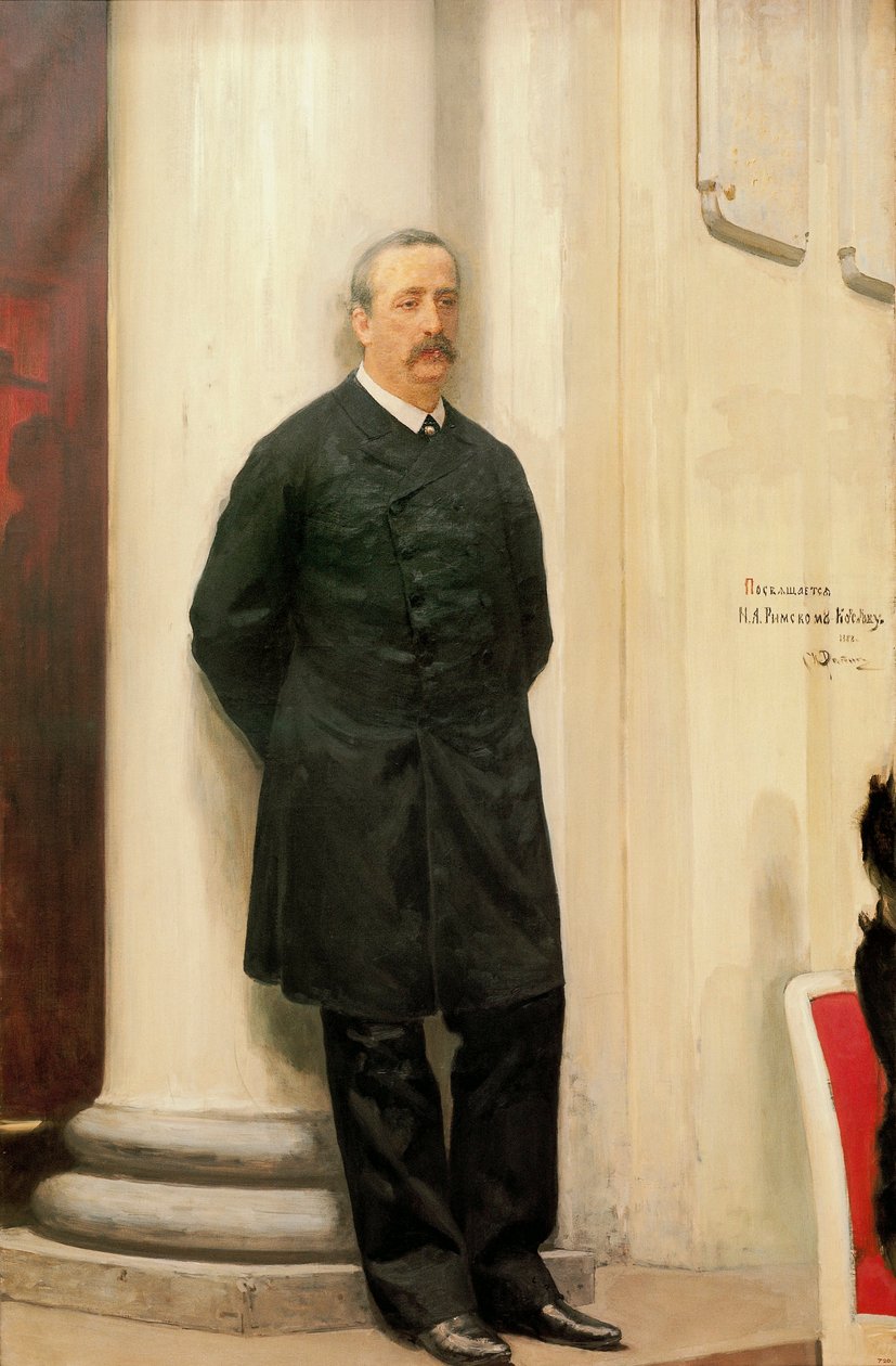 Porträt von Alexander Borodin von Ilya Efimovich Repin