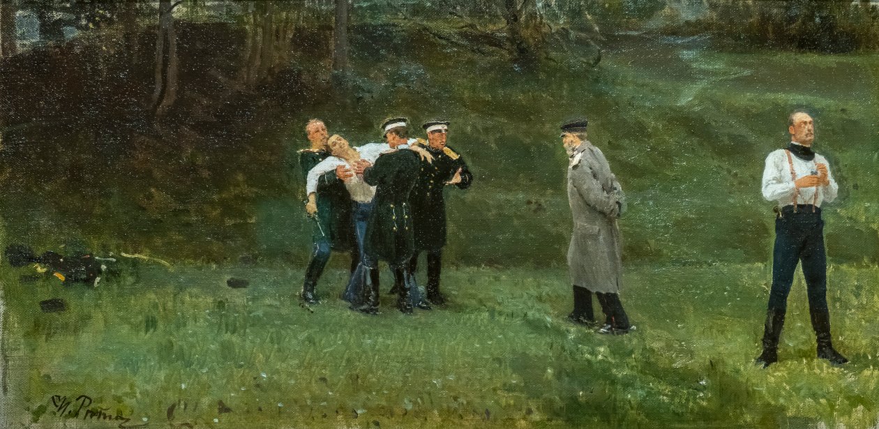 Das Duell von Ilya Efimovich Repin