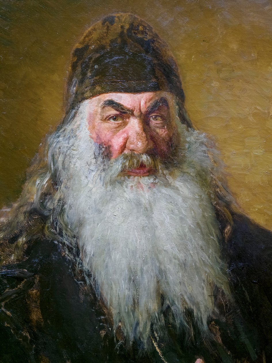 Der Erzdiakon (Detail) von Ilya Efimovich Repin