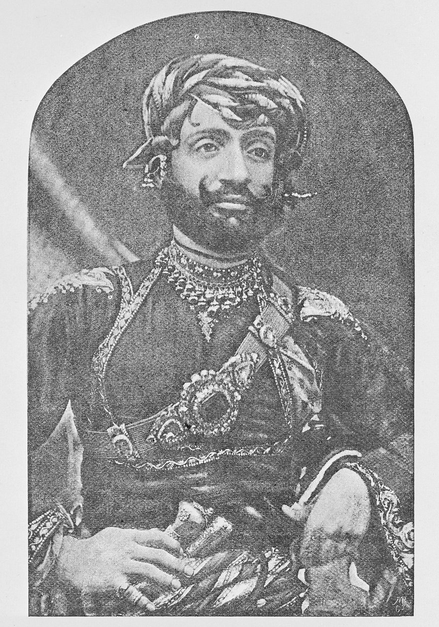 Muhammad Mahabat Khanji II, Nawab Sahib von Junagadh von Indian photographer