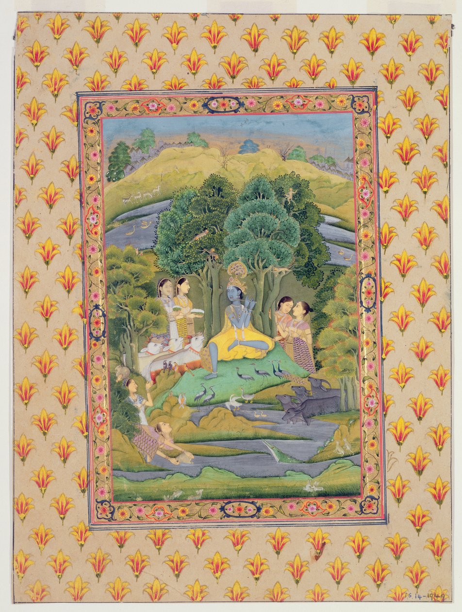 Krishna und die Gopis von Indian School