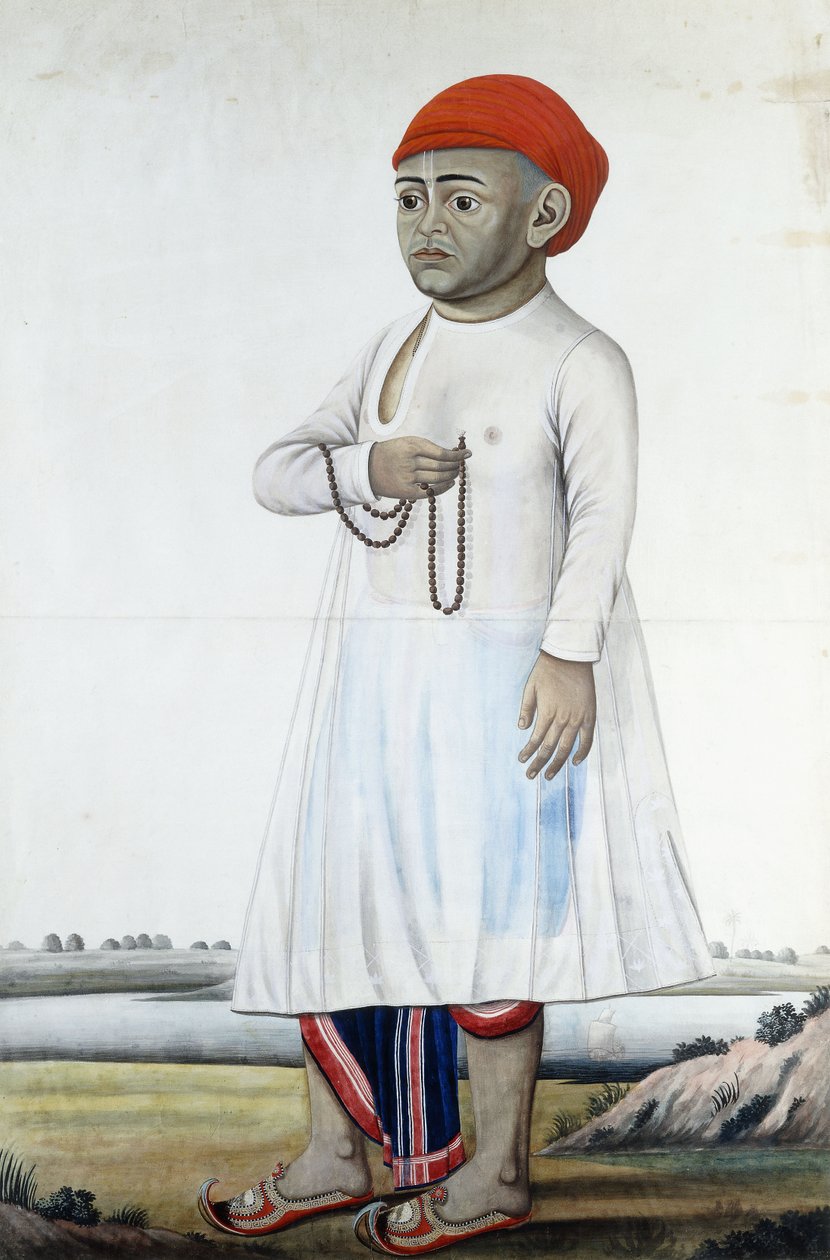 Porträt eines Notablen, ca. 1780-1790 von Indian School