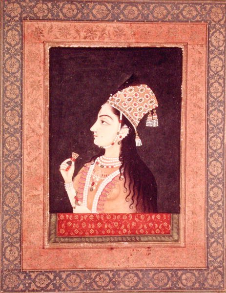 Porträt einer Prinzessin von Indian School