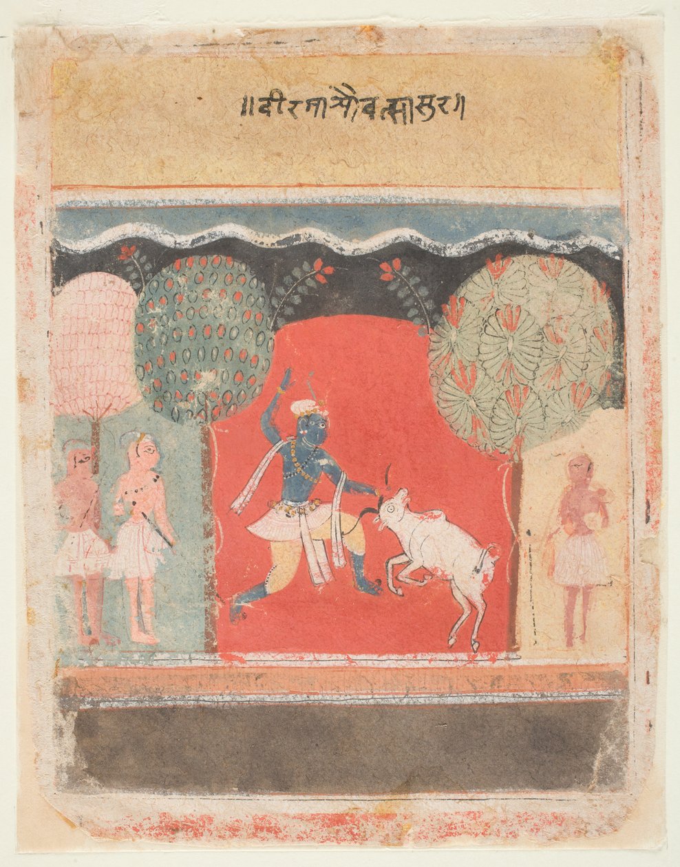 Die Tötung von Vatsasura von Indian School