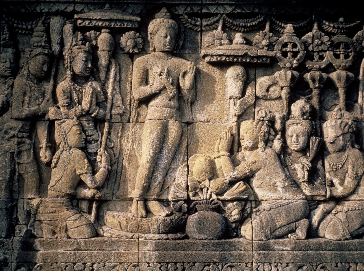 Relief von Indonesian School