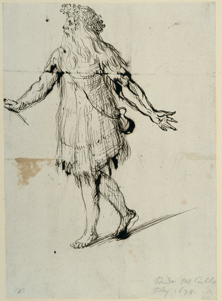 Ein Druide, ca. 1638 von Inigo Jones