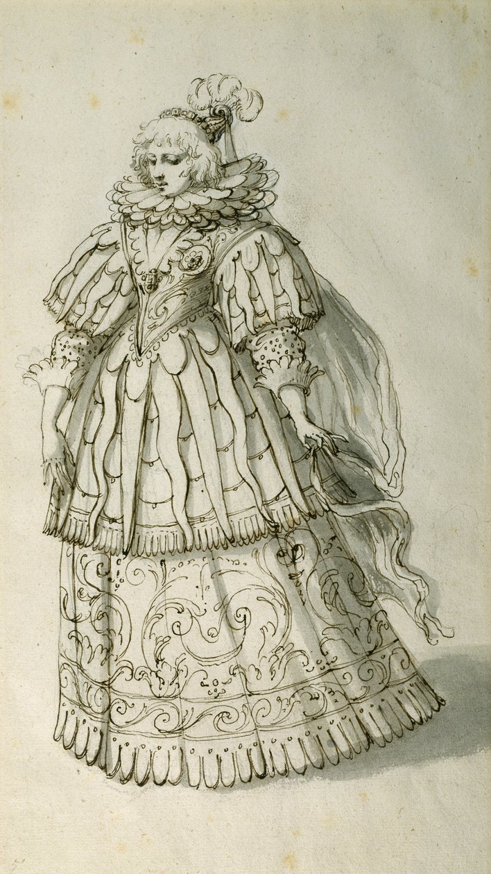 Maskerade, ca. 1638 von Inigo Jones