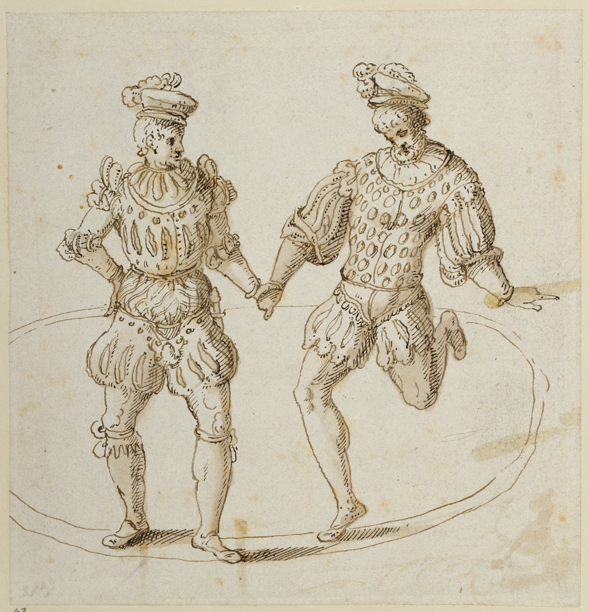 Walisische Tänzer von Inigo Jones