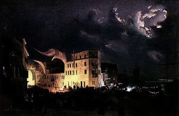 Nachtfest in Venedig von Ippolito Caffi