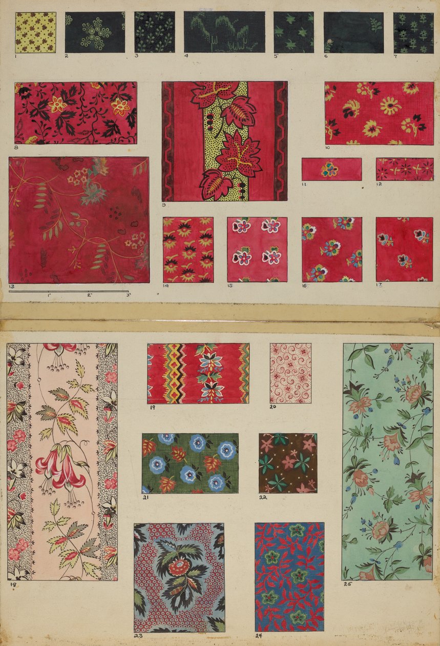 Patchwork- und Applikationsdecke, ca. 1936 von Irene Schaefer