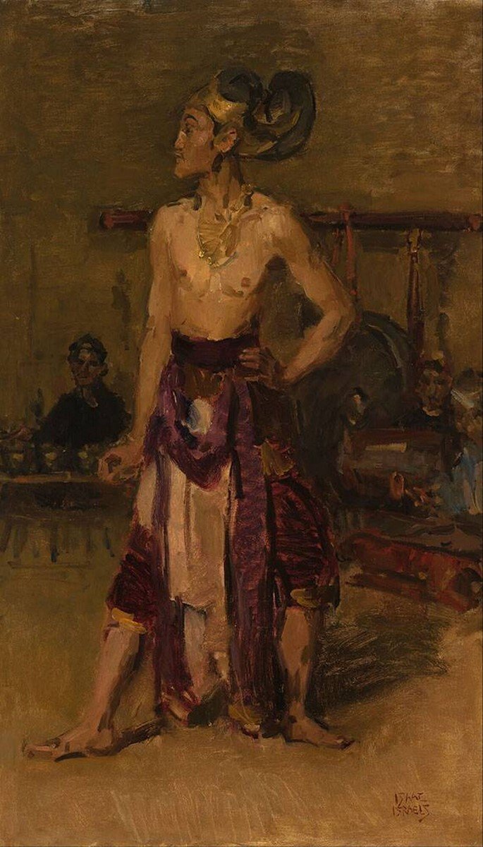 Javanische Tänzerin von Isaac Israels