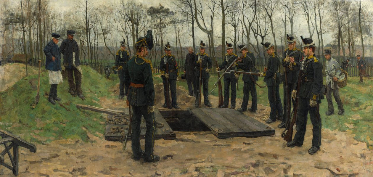 Militärbegräbnis von Isaac Israels