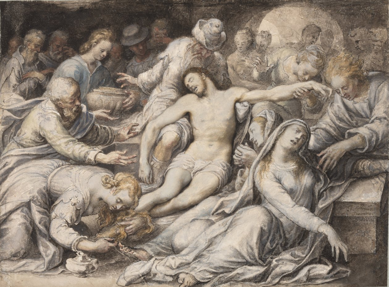 Die Beweinung Christi von Isaac Oliver