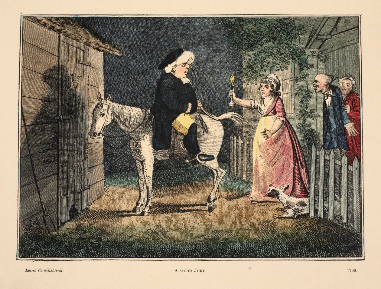 Ein guter Witz, 1890 von Isaac Robert Cruikshank