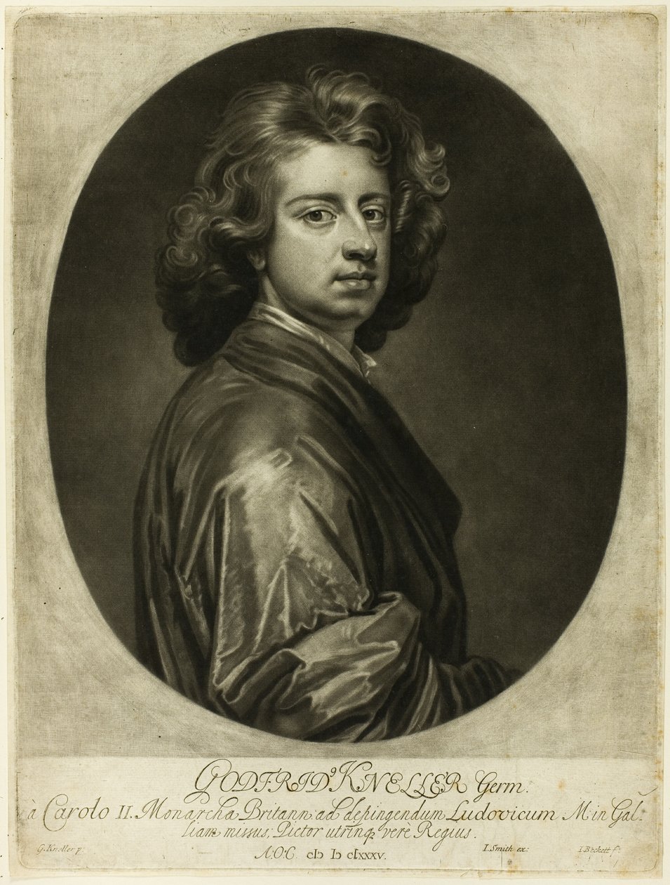 Porträt von Godfrey von Isaac Beckett