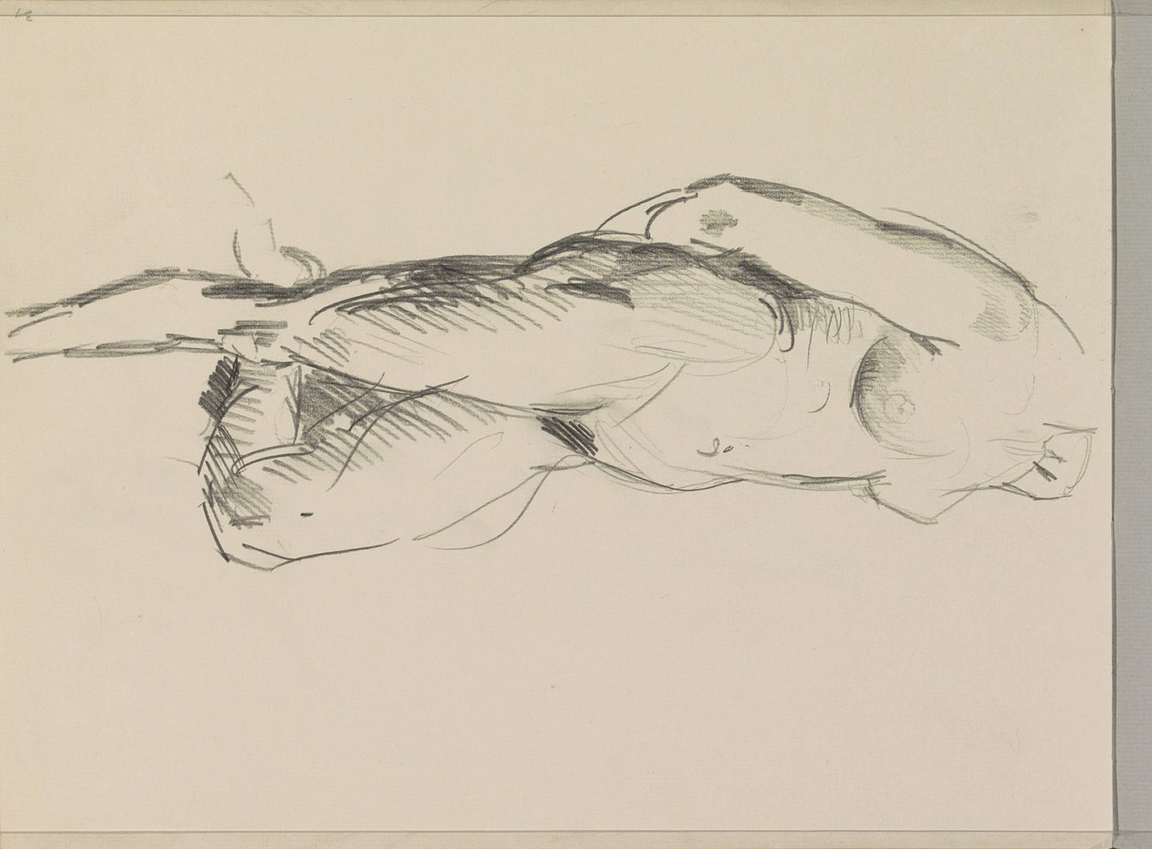 Stehender weiblicher Akt von Isaac Israels