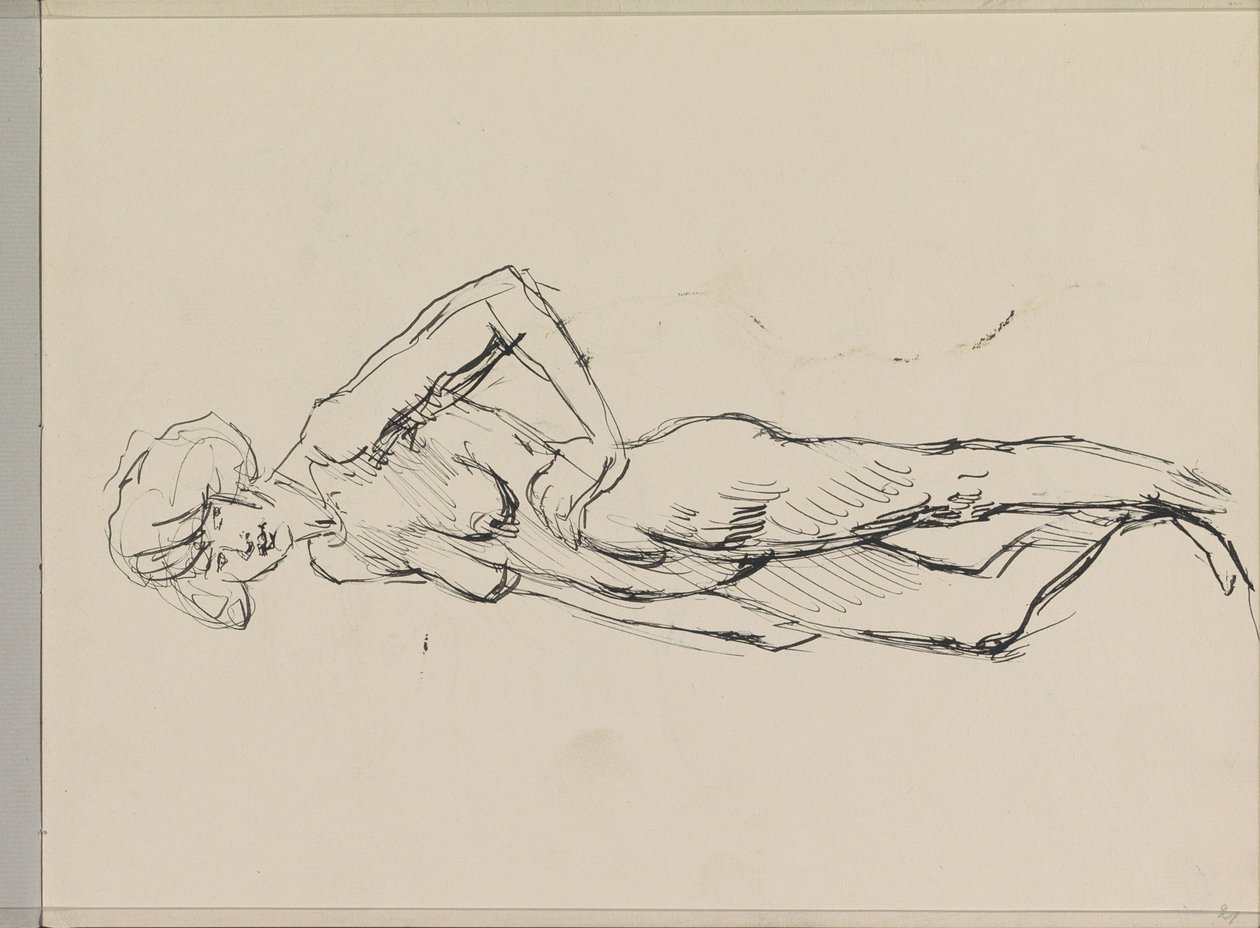 Stehender weiblicher Akt von Isaac Israels