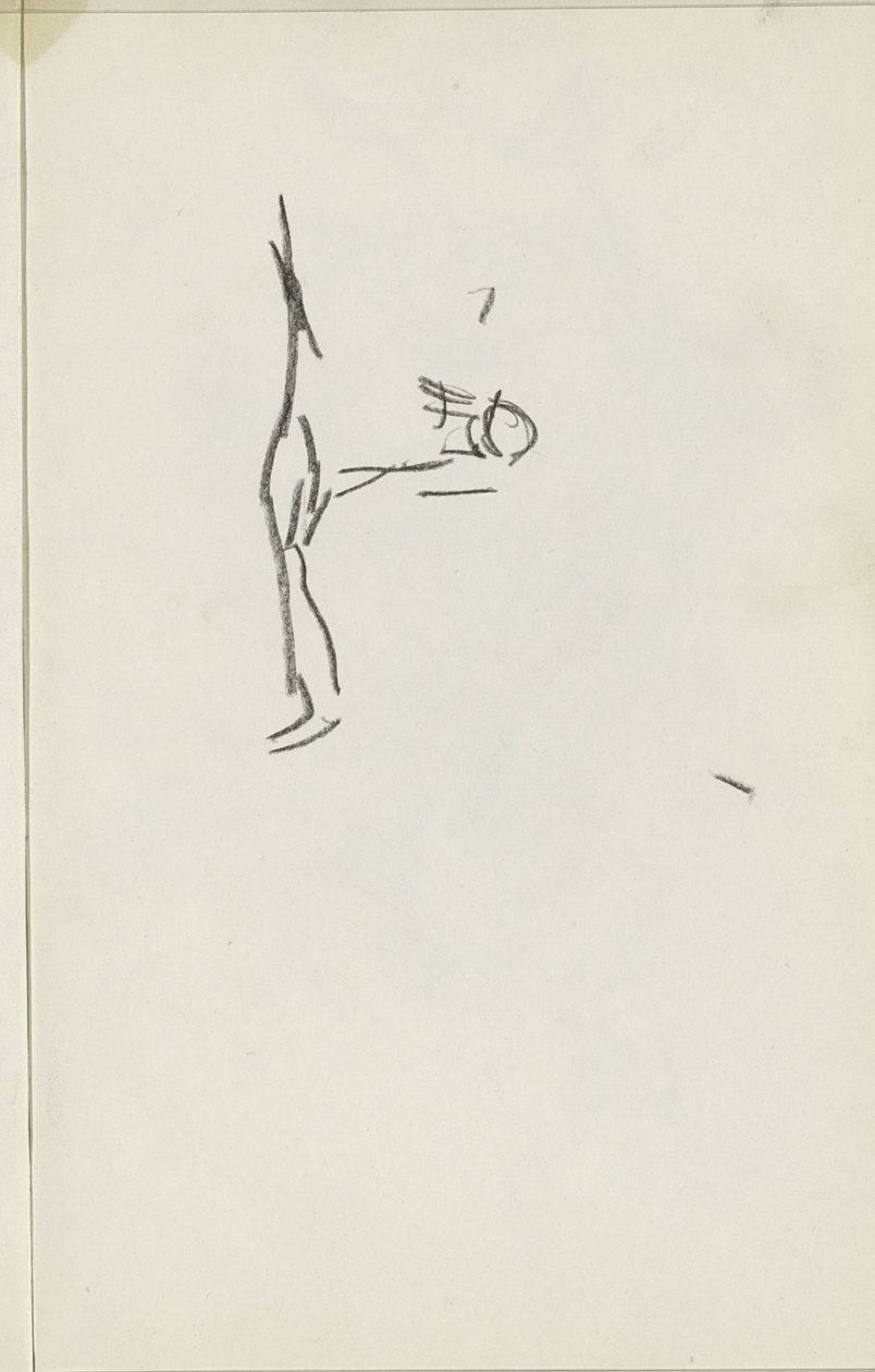 Studie, möglicherweise eine Figurenstudie von Isaac Israels