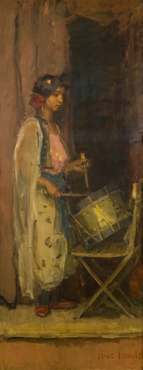 Das ägyptische Trommlermädchen von Isaac Israels
