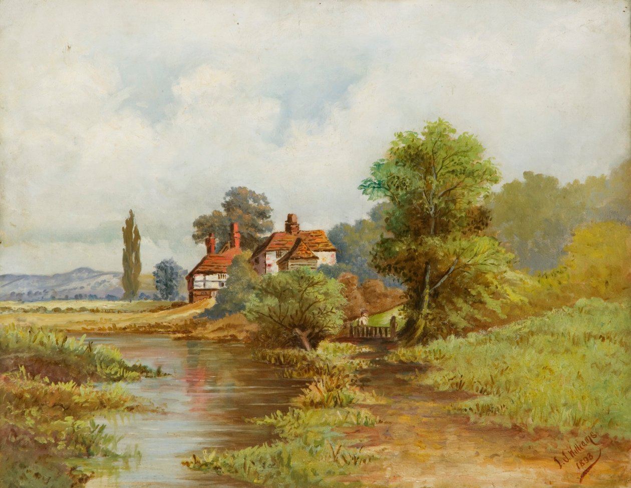 Landschaft, 1893 von Isaac John Williams