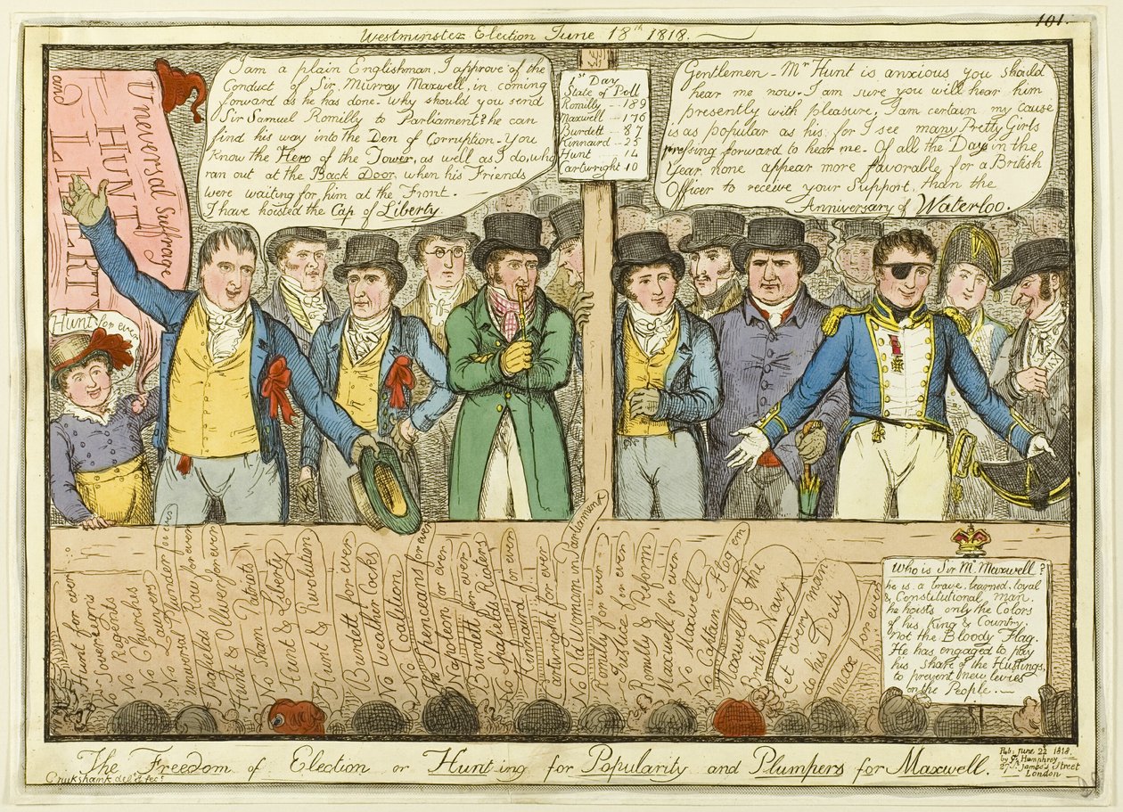Die Freiheit der Wahl von Isaac Robert Cruikshank