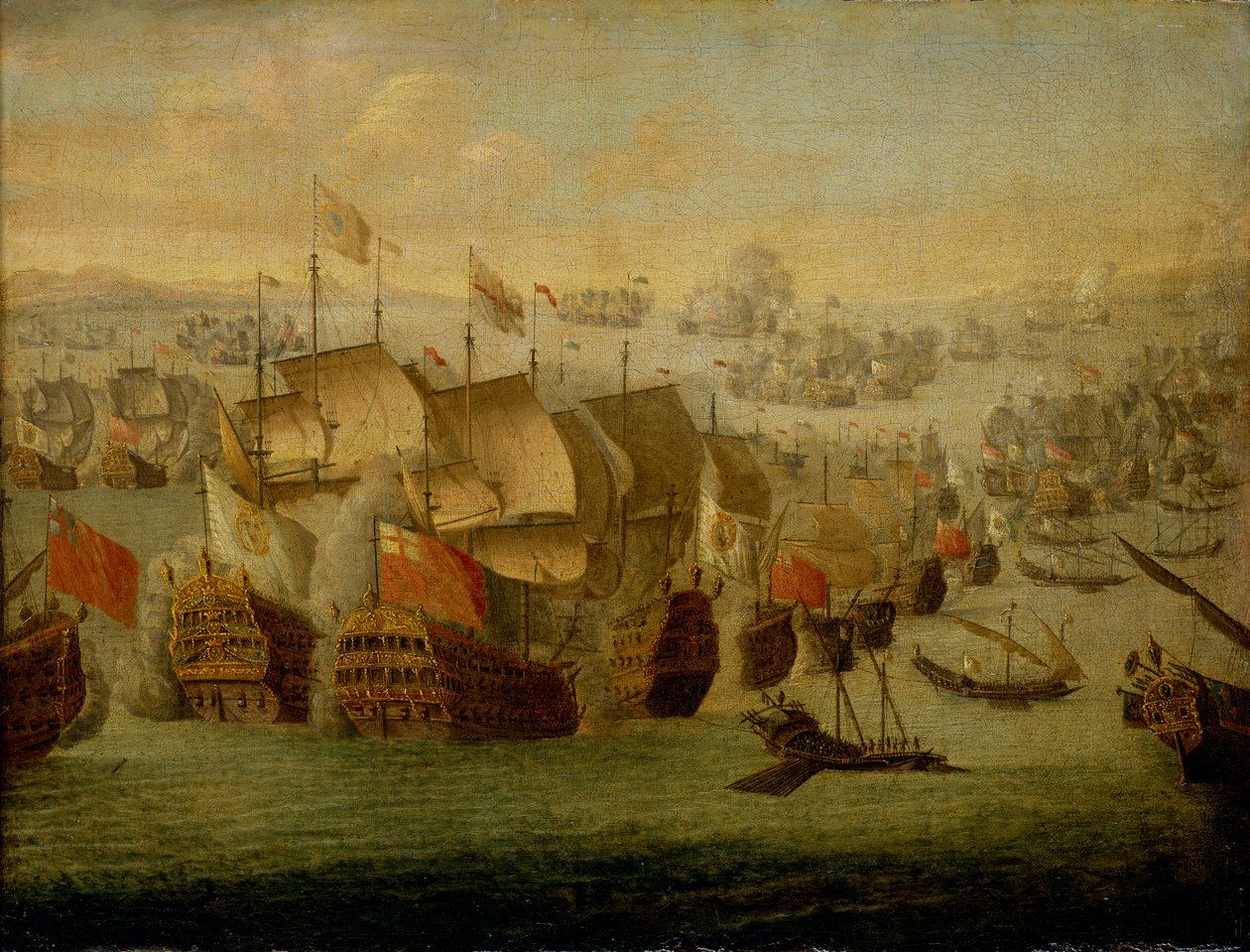 Die Schlacht von Malaga von Isaac Sailmaker