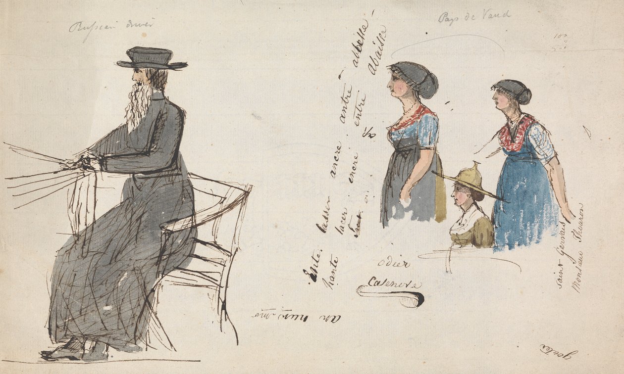 Russischer Fahrer und Pays de Vaud von Isaac Weld