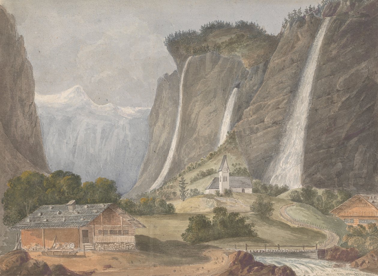 Staubbach, Lauterbrunnen (Schweiz) von Isaac Weld
