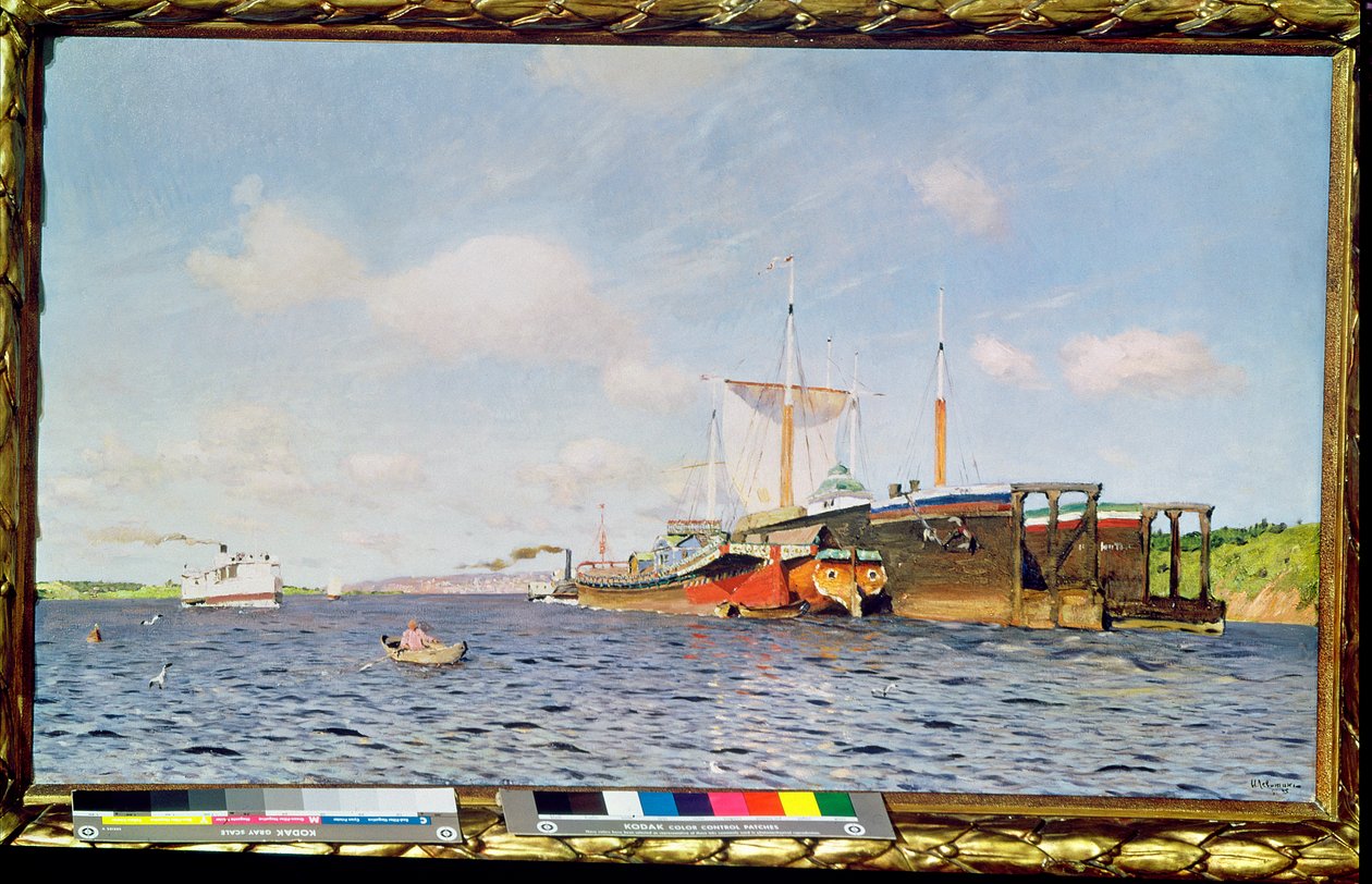Frischer Wind auf der Wolga, 1895 von Isaak Ilyich Levitan