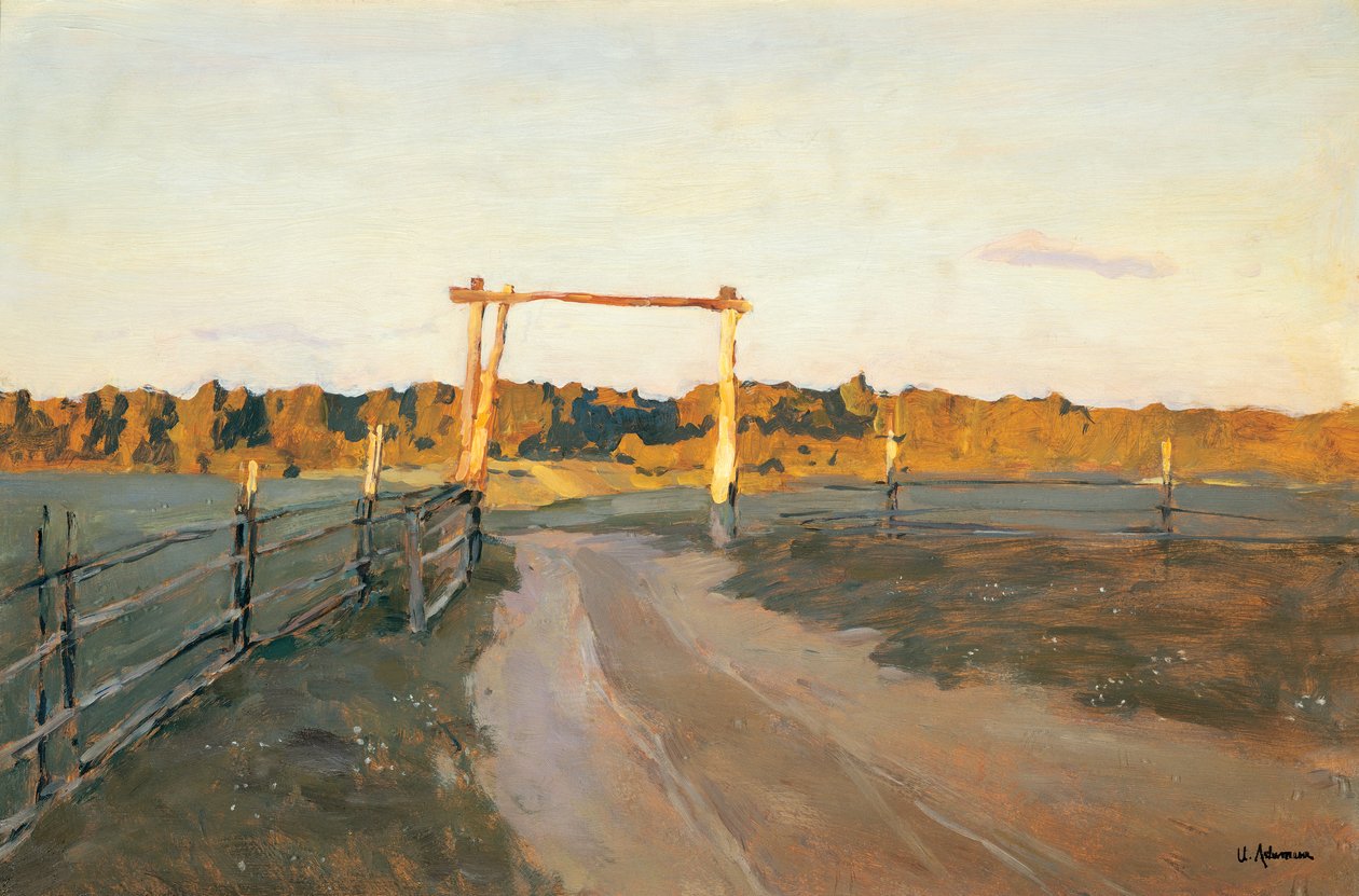 Sommerabend, 1900 von Isaak Ilyich Levitan