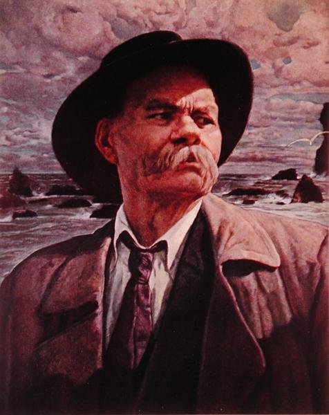 Maxim Gorki, ca. 1930-36 von Isaak Israilevich Brodsky