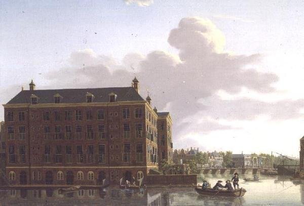 Ansicht von Amsterdam, 1779 von Isaac Ouwater